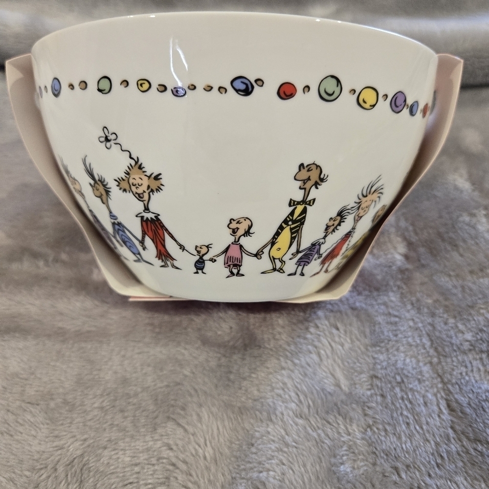 Dr. Seuss The Grinch 6 Inch Ramen and Chopsticks Bowl 20oz. NWT - Picture 5 of 7